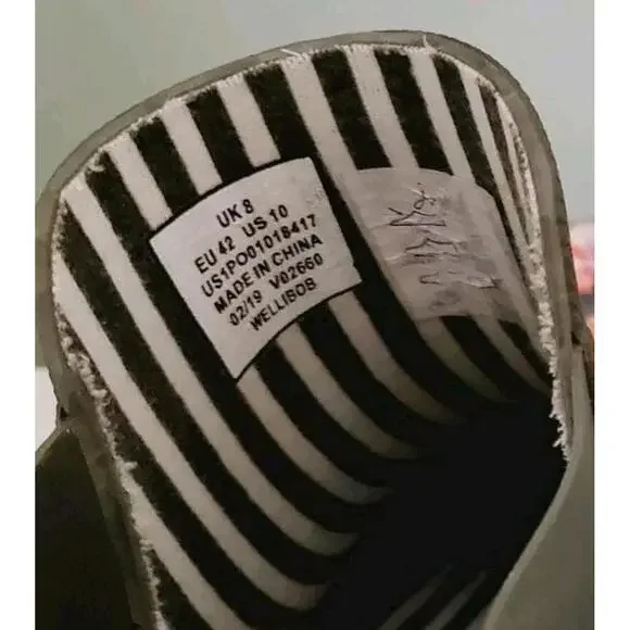 Joules Rain Boots Women's Sz 10 Floral Green Pink Waterproof Rubber Wellibob - Picture 4 of 7